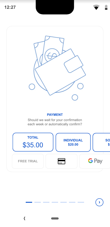 Calm Experts - Wash X UI Screenshot